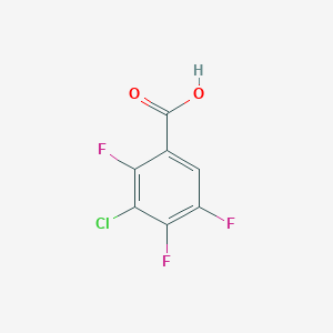 molecular formula C7H2ClF3O2 B125387 3-氯-2,4,5-三氟苯甲酸 CAS No. 101513-77-3