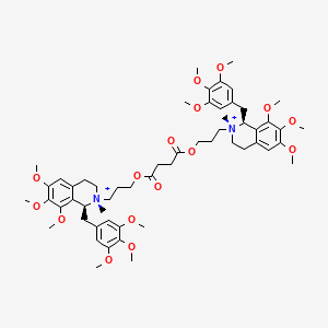 molecular formula C56H78N2O16+2 B1253871 (1S,2R,1'S,2'R)-doxacurium 