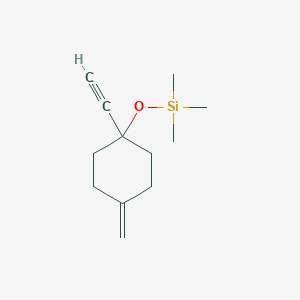 [(1-Ethynyl-4-methylidenecyclohexyl)oxy](trimethyl)silane