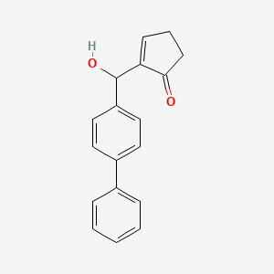 2-Cyclopenten-1-one, 2-([1,1'-biphenyl]-4-ylhydroxymethyl)-