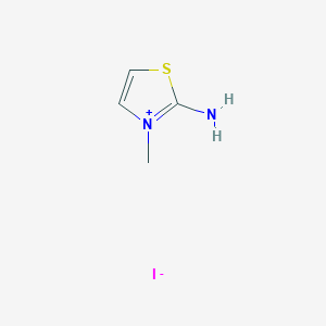 2-Amino-3-methyl-1,3-thiazol-3-ium iodide