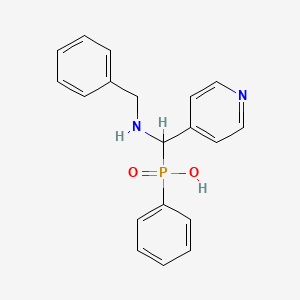 Phosphinic acid, phenyl[[(phenylmethyl)amino]-4-pyridinylmethyl]-