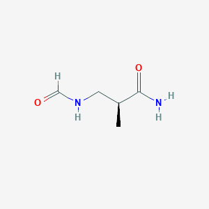 (2S)-3-Formamido-2-methylpropanamide