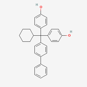 4,4'-[([1,1'-Biphenyl]-4-yl)(cyclohexyl)methylene]diphenol