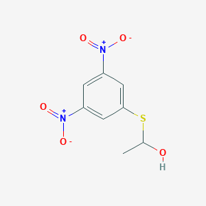 1-[(3,5-Dinitrophenyl)sulfanyl]ethan-1-ol