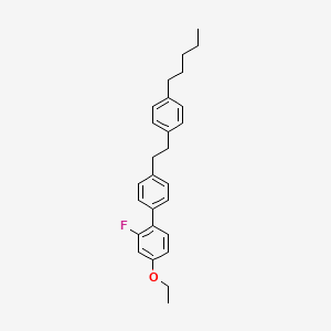 4-Ethoxy-2-fluoro-4'-[2-(4-pentylphenyl)ethyl]-1,1'-biphenyl