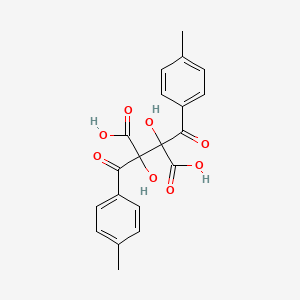 molecular formula C20H18O8 B1253902 (-)-Di-p-toluoyltartaric acid 