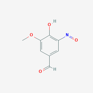 4-Hydroxy-3-methoxy-5-nitrosobenzaldehyde