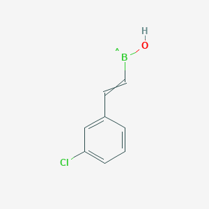 [2-(3-Chlorophenyl)ethenyl](hydroxy)boranyl