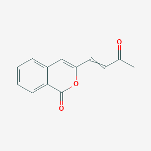 3-(3-Oxobut-1-en-1-yl)-1H-2-benzopyran-1-one