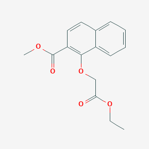 Methyl 1-(2-ethoxy-2-oxoethoxy)naphthalene-2-carboxylate