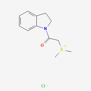 Sulfonium, [2-(2,3-dihydro-1H-indol-1-yl)-2-oxoethyl]dimethyl-, chloride