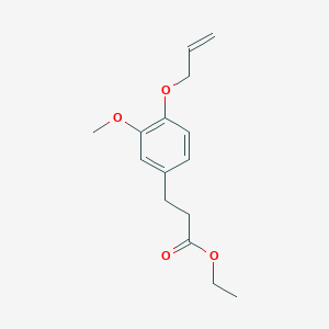 Ethyl 3-{3-methoxy-4-[(prop-2-en-1-yl)oxy]phenyl}propanoate