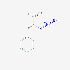 molecular formula C9H7N3O B12539151 2-Azido-3-phenylprop-2-enal CAS No. 820975-55-1