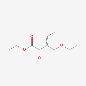 Ethyl 3-(ethoxymethyl)-2-oxopent-3-enoate