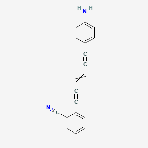 Benzonitrile, 2-[6-(4-aminophenyl)-3-hexene-1,5-diynyl]-