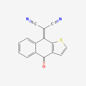 Propanedinitrile, (4-oxonaphtho[2,3-b]thien-9(4H)-ylidene)-