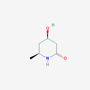 (4R,6S)-4-Hydroxy-6-methylpiperidin-2-one