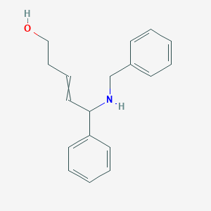 5-(Benzylamino)-5-phenylpent-3-en-1-ol