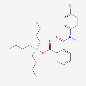 molecular formula C26H36BrNO3Sn B12539197 N-(4-Bromophenyl)-2-{[(tributylstannyl)oxy]carbonyl}benzamide CAS No. 652169-88-5