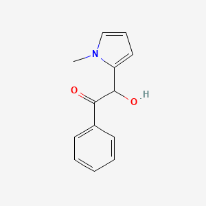 Ethanone, 2-hydroxy-2-(1-methyl-1H-pyrrol-2-yl)-1-phenyl-