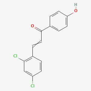 3-(2,4-Dichlorophenyl)-1-(4-hydroxyphenyl)prop-2-en-1-one