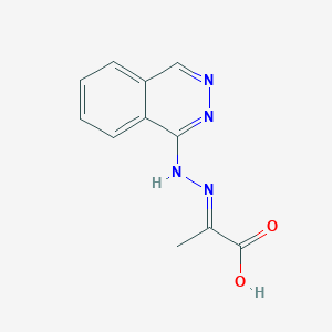 molecular formula C11H10N4O2 B125394 肼屈嗪丙酮酸腙 CAS No. 67536-13-4