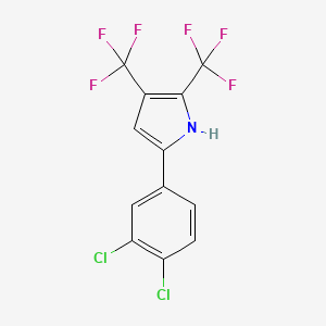 5-(3,4-Dichlorophenyl)-2,3-bis(trifluoromethyl)-1H-pyrrole