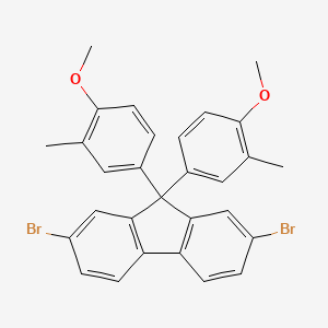 2,7-Dibromo-9,9-bis(4-methoxy-3-methylphenyl)-9H-fluorene