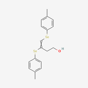 3,4-Bis[(4-methylphenyl)selanyl]but-3-en-1-ol