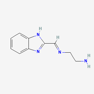 N~1~-[(2H-Benzimidazol-2-ylidene)methyl]ethane-1,2-diamine