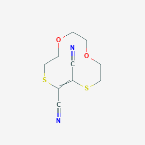 1,4-Dioxa-7,10-dithiacyclododec-8-ene-8,9-dicarbonitrile