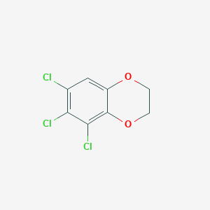 5,6,7-Trichloro-2,3-dihydro-1,4-benzodioxine