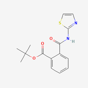 tert-Butyl 2-[(1,3-thiazol-2-yl)carbamoyl]benzoate