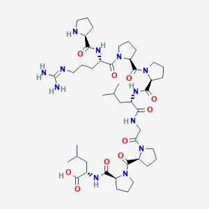 L-Prolyl-N~5~-(diaminomethylidene)-L-ornithyl-L-prolyl-L-prolyl-L-leucylglycyl-L-prolyl-L-prolyl-L-leucine