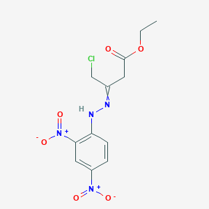 Ethyl 4-chloro-3-[2-(2,4-dinitrophenyl)hydrazinylidene]butanoate