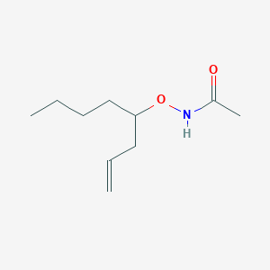 molecular formula C10H19NO2 B12539551 N-(1-Octen-4-yloxy)acetamide 