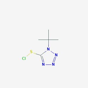 1-tert-Butyl-5-(chlorosulfanyl)-1H-tetrazole