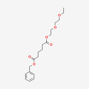 Benzyl 2-(2-ethoxyethoxy)ethyl hexanedioate