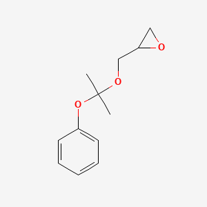 2-{[(2-Phenoxypropan-2-yl)oxy]methyl}oxirane