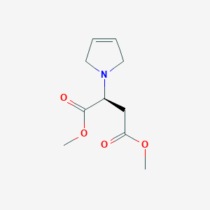 Dimethyl (2S)-2-(2,5-dihydro-1H-pyrrol-1-yl)butanedioate