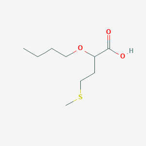 2-Butoxy-4-(methylsulfanyl)butanoic acid