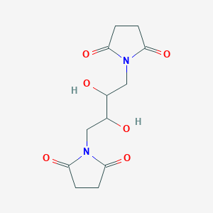 1,1'-(2,3-Dihydroxybutane-1,4-diyl)di(pyrrolidine-2,5-dione)