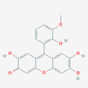 2,6,7-Trihydroxy-9-(2-hydroxy-3-methoxyphenyl)-3H-xanthen-3-one