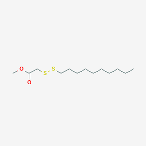 Methyl (decyldisulfanyl)acetate