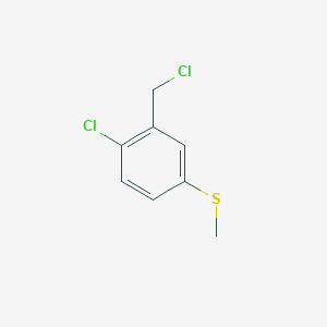 1-Chloro-2-(chloromethyl)-4-(methylsulfanyl)benzene