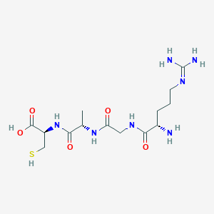 N~5~-(Diaminomethylidene)-L-ornithylglycyl-L-alanyl-L-cysteine