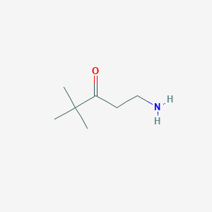 molecular formula C7H15NO B12539642 1-Amino-4,4-dimethylpentan-3-one CAS No. 652972-05-9