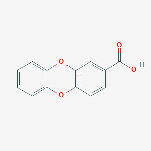 molecular formula C13H8O4 B1253967 Oxanthrene-2-carboxylic acid CAS No. 17054-75-0