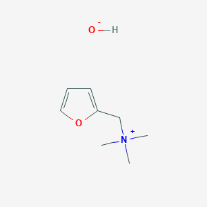 molecular formula C8H15NO2 B1253985 Furtrethonium hydroxide CAS No. 503-94-6